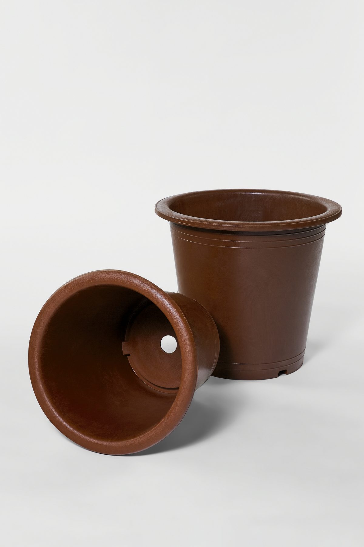 Maceteros de plástico reciclado